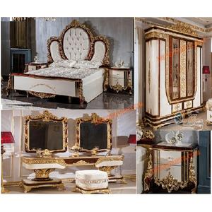 Meubles de chambre à coucher élégants, ensemble de lit et de chambre à coucher, style européen, Royal mahariya, français, roco - Product Image 1