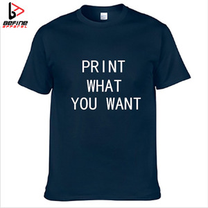 T-shirt décontracté vierge de haute qualité en coton et polyester T-shirt personnalisé avec logo imprimé pour hommes Vente à chaud en été - Product Image 3