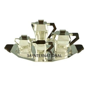 หม้อชาสำเร็จรูปสีดำแบบโบราณพร้อมที่จับโลหะสำหรับโรงแรมหม้อเสิร์ฟชาและกาแฟสุดหรูพร้อมถ้วยอาหรับ - Product Image 4