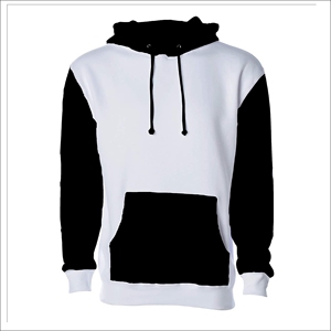 Sudaderas con Capucha Blancas y Negras Lisas de Alta Calidad con Logotipo Personalizado, Sudaderas Extra Grandes para Hombre - Product Image 1