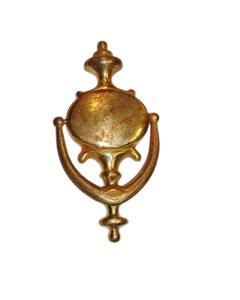 Gold Plating <b>Door</b> <b>Knocker</b> for <b>Front</b> <b>Door</b> Decor for Home Office Hotel Decorative Item - Product Image 2