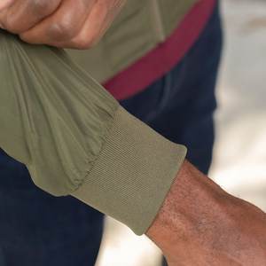 Manteaux en cuir personnalisés pour hommes, vestes bombardier avec poche, vente en gros - Product Image 2