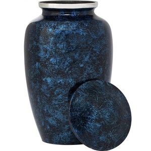 Urna de cremación de Color de aguas profundas para cenizas, alta calidad, buena capacidad, precio al por mayor y barato - Product Image 1