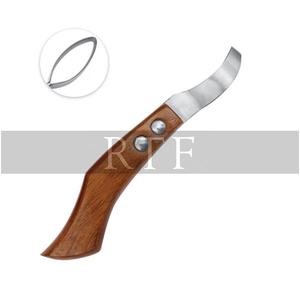 Diverses tailles d'outils de maréchal-ferrant RAW à FINE Couteaux à boucle Instruments vétérinaires pour le soin des sabots - Product Image 2