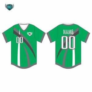 Camiseta de béisbol y sóftbol de camuflaje de diseño liso sublimado de estilo personalizado más vendida, venta al por mayor de ropa de softball, opciones de personalización - Product Image 4