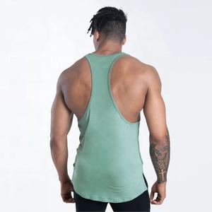 Chaleco Deportivo sin Mangas para Hombre PIHA SPORTS, con Dobladillos Enrollados, Transpirable y de Secado Rápido, Talla Grande, 100% Algodón, Color Negro, Talla Pequeña - Product Image 2