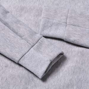 OEM personalizado más tamaño Sudadera con capucha 100% algodón francés Terry Chenille bordado en relieve con cremallera ropa de punto al por mayor - Product Image 6