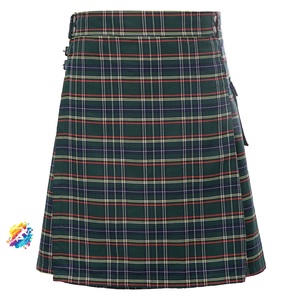 Pride of Scotland - Kilt écossais pour femme de 8 yards, 16 oz, en tartan décontracté, 100% coton, écologique et respirant - Product Image 2
