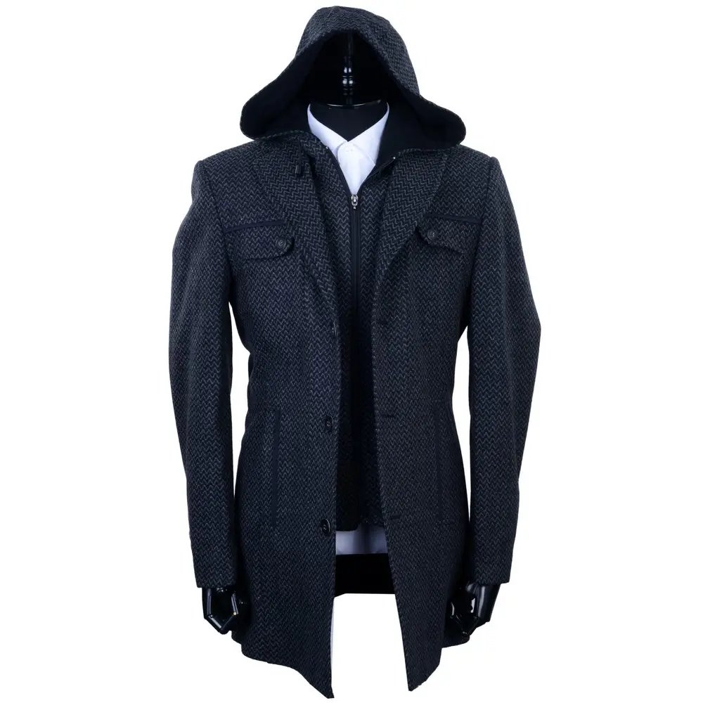 Elite Best selling winter jacket Direct Factory sale wholesale cheap men's Long Style Wool Coat Wool Overcoat