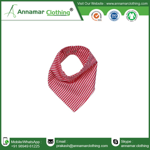 100% bandana en mousseline de coton biologique bavoir bave personnalisé imprimé avec marque privée - Product Image 6