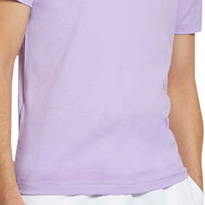 Camiseta OEM 2026 Personalizada, Nueva y Elegante para Hombre, Lisa, Cuello Redondo, 100% Algodón, Color Morado - Product Image 4