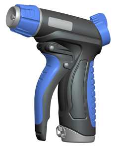 หัวฉีดพ่นน้ำแบบปรับได้,มือจับแบบนุ่มดึงด้านหน้าทำจากพลาสติก - Product Image 3