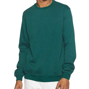 Sudadera con capucha personalizada para hombre, de alta calidad, 100% algodón, con cuello redondo, jersey liso de gran tamaño - Product Image 1