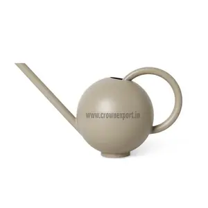 บัวรดน้ำสำเร็จเคลือบผงสีเทาอ่อน,กระถางรดน้ำสำหรับบ้านไร่ - Product Image 1