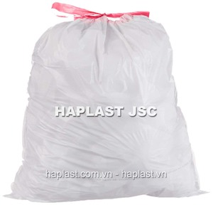 Sac en plastique durable HDPE/LDPE en rouleau avec ficelle de tirage matériaux recyclés pour la collecte d'emballages ménagers au Vietnam - Product Image 6