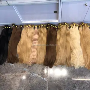 Cantik! Rambut Pirang 100% Rambut Manusia dari Rambut Thanh An