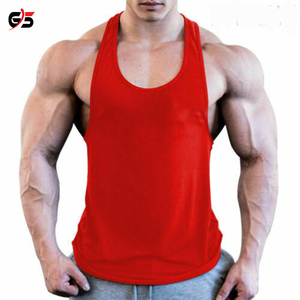 Débardeur en coton/Polyester pour hommes, Logo personnalisé, de haute qualité, à la mode, pour musculation, Fitness, Singlet, nouvelle collection, - Product Image 4