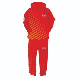 Sanzaf Enterprise alta calidad Slim Casual Regular Fit sudor trajes hombres mujeres nuevo bordado decoración tejido poliéster - Product Image 5