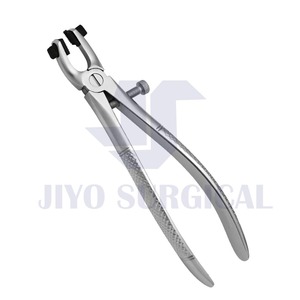 สแตนเลสเยอรมันมืออาชีพทันตกรรมมงกุฎRemover Gripper 6 นิ้วคีมมุมคีมผ่าตัดด้วยซิลิโคนที่ถอดเปลี่ยนได้