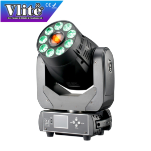SPOTWASH 75-108 Motorized Focus Moving Head <b>Light</b> with RGBWAUV <b>LED</b> DMX-512 <b>Control</b> - Product Image 2