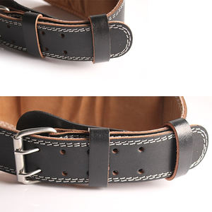 Fourniture directe d'usine haltérophilie lourde meilleure vente en cuir levage de puissance entraînement de gymnastique soutien du dos ceinture d'haltérophilie - Product Image 5