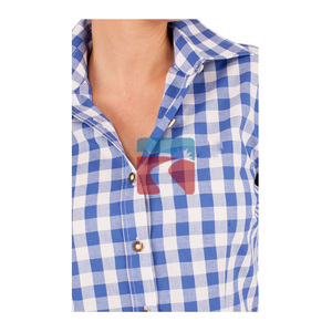 Camisa Tradicional Bávara para Hombre, Camisa a Cuadros de Algodón, Manga Larga, Camisa para Oktoberfest - Product Image 3