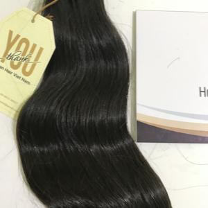 Venta al por mayor 20 pulgadas 2 gram/unid cinta de extensión de pelo ondulado virginal de la cutícula del pelo humano de Remy cinta en extensiones de cabello humano - Product Image 5