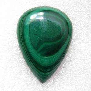 Malachite poire forme lâche pierres précieuses cabochon uni fabrication de bijoux qualité naturelle incroyable - Product Image 3