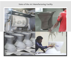 Proveedor de lavabo de pared de cerámica blanca de diseño moderno de calidad superior para baños a precio confiable - Product Image 4