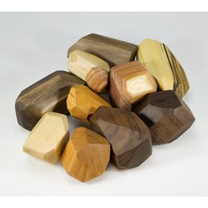 Juego de rocas de equilibrio de madera, juguete educativo Montessori de Punta abierta, juguete sensorial, juguete de equilibrio de madera para niños - Product Image 2