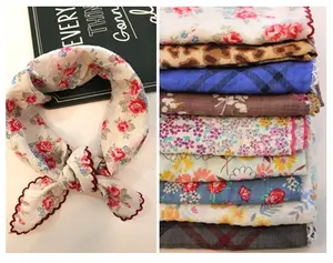 Wholesales Korean Product Good Quality Handkerchiefs for Women Cotton Ladies Hankies