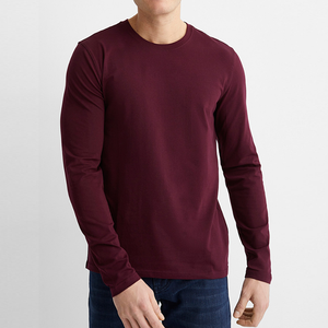 Camiseta de manga larga con hombro caído de gran tamaño Unisex de alta calidad, ropa de calle de algodón 100% de peso pesado, camiseta de manga larga para hombres - Product Image 3