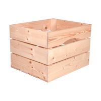 Caisses en bois décoratives à lattes, caisses en bois emboîtables, palettes, caisses en bois polyvalentes pour l'emballage, le stockage et le transport de marchandises