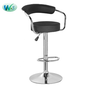 <span class=keywords><strong>Chaise</strong></span> <span class=keywords><strong>de</strong></span> <span class=keywords><strong>bar</strong></span> noire WS98121, hauteur réglable avec coussins <span class=keywords><strong>de</strong></span> dossier, tabourets <span class=keywords><strong>de</strong></span> <span class=keywords><strong>bar</strong></span> ronds pour cuisine, chaises hautes <span class=keywords><strong>de</strong></span> cuisine, vente en gros, cuir PU - Product Image 6