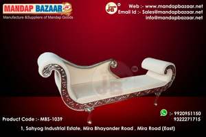 Elegante y elegante sofá de boda modelo Mandap para decoraciones de ocasiones especiales - Product Image 2