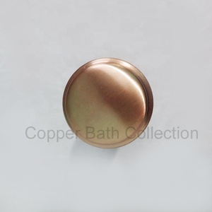 Bouteille en cuivre moderne de 500ml Couvercle de style yoga indien écologique à isolation thermique pour boissons chaudes à boire directement pour usage domestique Cadeau - Product Image 3