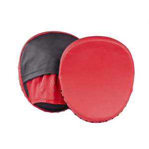 Coussinets de poinçonnage, en cuir rouge, de haute qualité, pour boxe, entraînement, mise au point, à main - Product Image 1