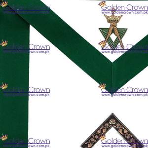 Degré maçonnique AMD Tablier brodé à la main-Maître adorable | Fournisseur de tablier maçonnique Regalia - Product Image 4