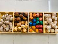 Tumi Ishi-Juego de piedras sensoriales de apilamiento Montessori, piedras de equilibrio de madera, bloques de construcción para bebés