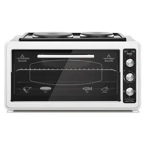 Tostadora eléctrica para hornear, horno de Pizza portátil para cocina, 38L, acero inoxidable ligero de lujo, precio bajo - Product Image 1