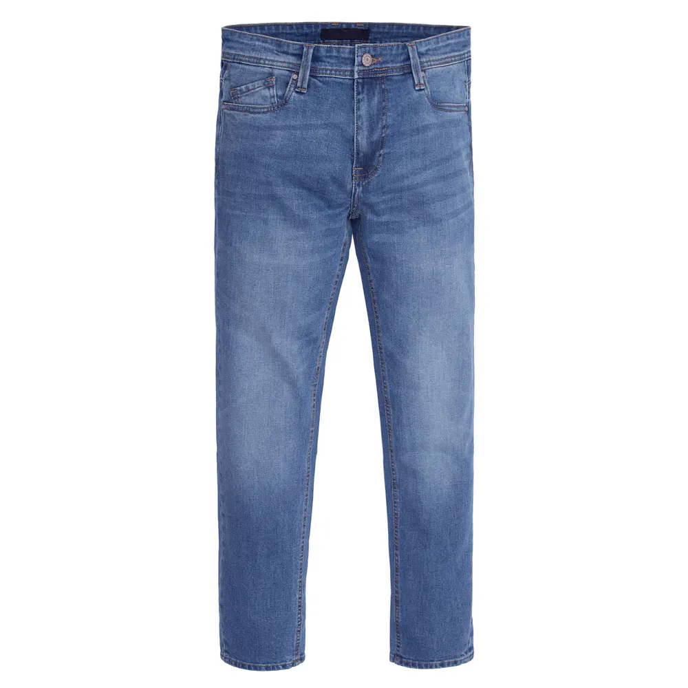 Herren Jeans Denim Stoff Custom Größen Blue Jeans Für Herren Hochwertiger Baumwoll Stretch Stoff