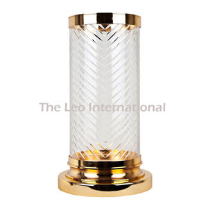 Decorative Candle Holder and Stainless Steel Metal Clear Glass in <b>T</b> <b>Light</b> for Home Living Bedroom Dining Table - Product Image 5