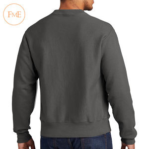 Sweat-shirt à col rond graphique personnalisé pour hommes 100% coton avec doublure OEM - Product Image 2
