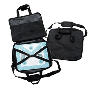 Estuche para Delantal con Insignia Bordada Personalizada |   Estuche Masónico de Cuero Suave con Lentejuelas y Adornos Cosidos, Tamaño Personalizable - Product Image 1