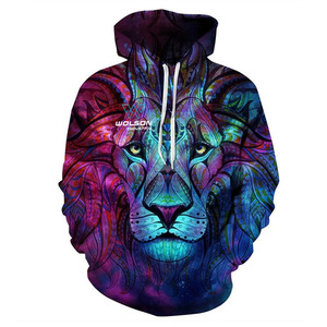 High Quality Men's <b>Polyester</b> Hoodie Custom Design Digital Printing 3D Sublimation Breathable Plain Dyed for Winter Season - Product Image 5