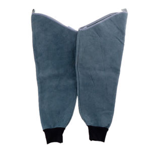 Mangas de soldadura de cuero de vaca duraderas impresas personalizadas, mangas protectoras de cuero dividido para brazos de tamaño XL, opción para uso en el trabajo - Product Image 1