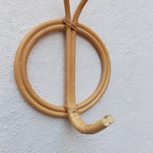 Banyak-gancho de pared grande de ratán para ropa, organizador de ropa para niños perchero, ganchos de pared de ratán, gancho colgante para sombrero, decoración de habitación - Product Image 5