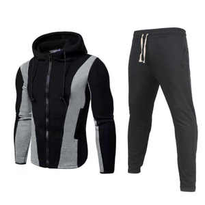 Survêtement à capuche multicolore pour hommes, Logo personnalisé, tenue de Sport, pantalon de Jogging, ensemble de gymnastique, sweat-shirt personnalisé - Product Image 4