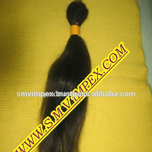 Onda natural Bulk Raw Hair.100 % sin procesar South Indian Venta caliente Remy Temple Hair. Sin compromiso Calidad Free Bulk Hair - Product Image 2