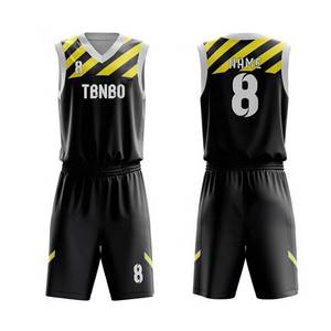 Uniforme de basket-ball loisirs personnalisé maillot réversible de haute qualité pour hommes et jeunes respirant avec logo - Product Image 4